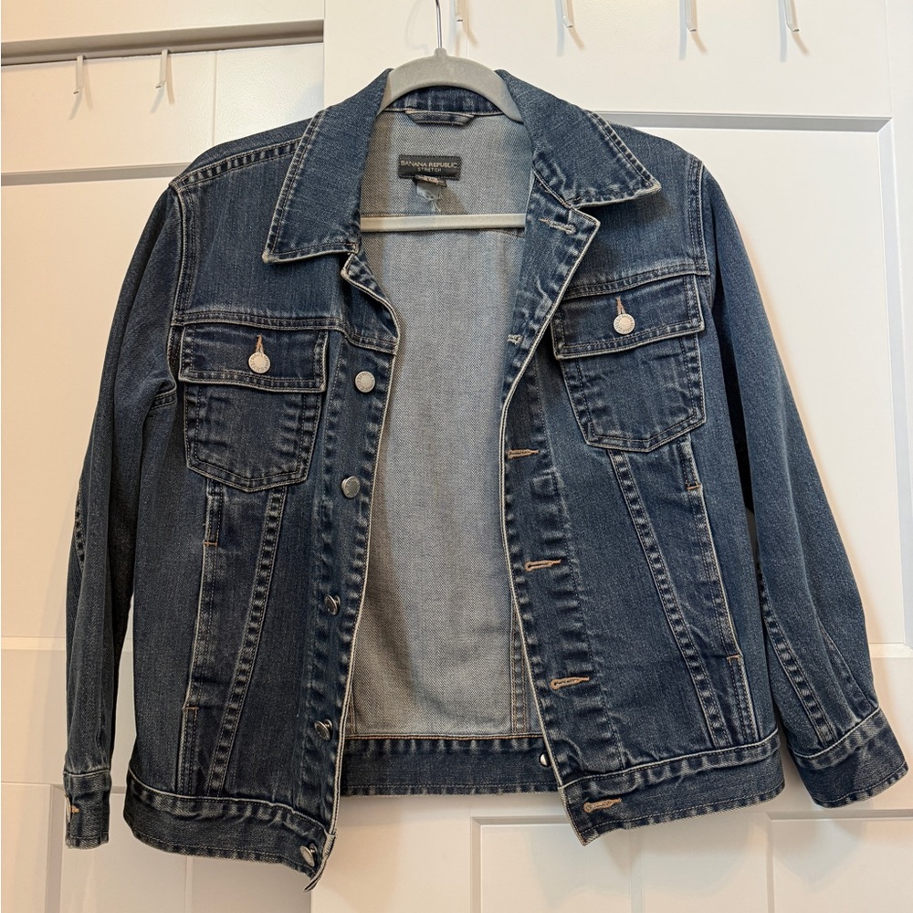 Banana Republic Blue Denim Jacket